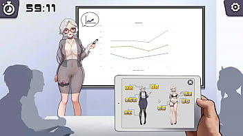 Silver haired woman anime porn using a vibro in a public lecture fresh anime porn gameplay