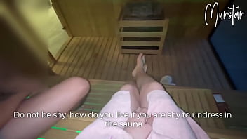 Risky fellatio in motel sauna.. I inhale STRANGER