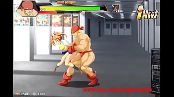 Heavy stud having bang-out with a pretty chick in fresh manga porn game gameplay