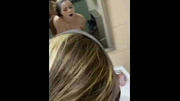 Adorable doll gets arched over public shower drown