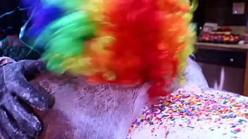 Victoria Cakes Gets Her Gigantic Culo Made into A Cake By Gibby The Clown