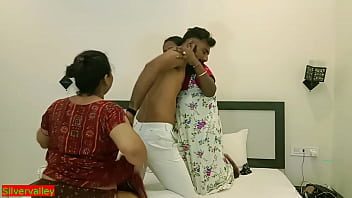 Indian Bengali housewife and her scorching inexperienced three-way fuck-fest ! With Filthy audio