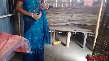 Sky Blue Saree Sonali Smash in Bro in Law clear Bengali Audio ( Official Vid By Localsex31)