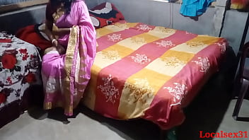 Desi Indian Pinkish Saree Barely And Deep Fuck(Official vid By Localsex31)