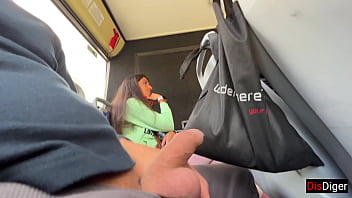 A stranger doll wanked off and fellated my man rod in a public bus utter of people