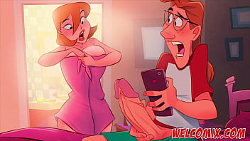 Sending naked images to her spouse - The Insane Home Toon - Title 02