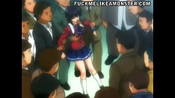 Anime banged by numerous pricks