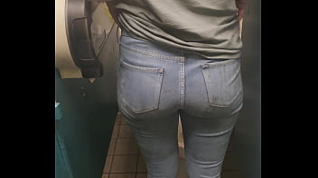 Public stall at work phat ass white girl employee poked rear end