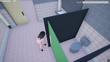 Nude Risk Three dimensional [Hentai game PornPlay ] Exhibition simulation in public house