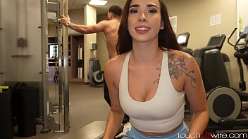 Latina Cheating Penetrates Stranger at Gym Motel - Gaby Ortega -