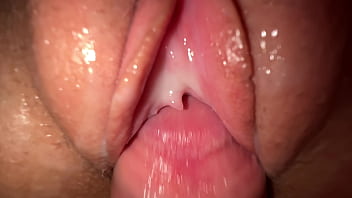 Slow-mo penetrate and jism on pearly fuckbox