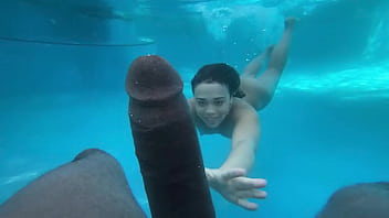 Underwater Orgy Unexperienced Teenage Kicked By Enormous Dark-hued cock Enormous Dark-hued Manstick