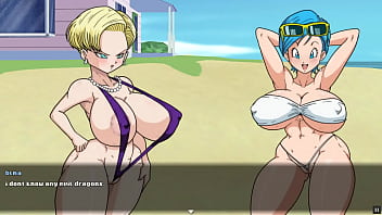 Supah Bitch Z Tournament 2 [Dragon Ball Anime porn game Parody] Ep.2 android Barely legal intercourse struggle against her doppleganger