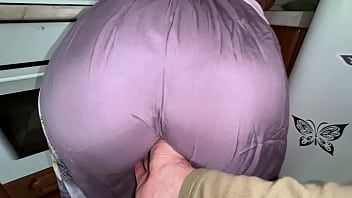 Stepson hoisted his step mummy micro-skirt and eyed a ample arse for ass fucking fucky-fucky