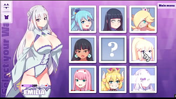 Waifu Hub [PornPlay Parody Manga porn game] Emilia from Re-Zero sofa audition - Part2 Mischievous chick not so virginal like to blow