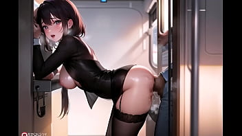 Intercourse in public teach (with gash getting off ASMR sound!) Uncensored Manga porn