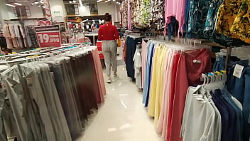 I haunt an unknown lady in the outfit store and showcase her my fuck-stick in the fitting apartments