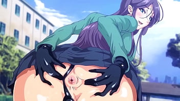 Warm School Gal Want an Ass-fuck at Public! Anime porn [Subtlited]