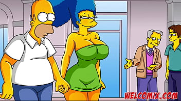 The finest Cougar in town! The Simptoons, Simpsons manga porn